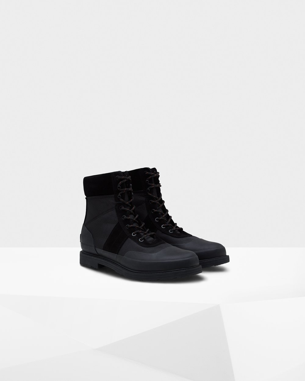 Hunter Original Insulateds Commando Boots - Shop Online Mens Black - PIOCHA410